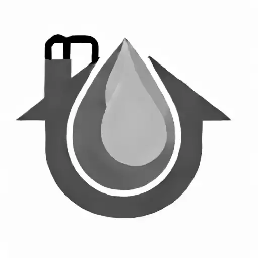 a water drop in a house tattoo design idea