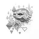 Allison Sky with a heart tattoo design idea