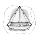 sailing, 3 daughters tattoo design idea