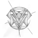 Triangle, infinit, friend tattoo design idea