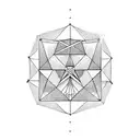 Triangle, infinit, friend tattoo design idea