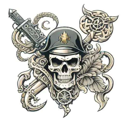 marine corps pauldron tattoo design idea