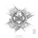 tattoos for overthinker, explosion  tattoo design idea