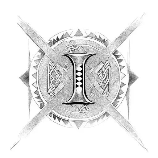 norse runes spelling colin tattoo design idea