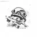 marine scout sniper tattoo design idea