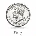 a penny tattoo design idea