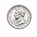 a penny tattoo design idea