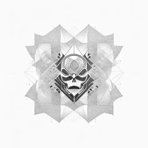 Progressive house music soundwave tattoo design idea