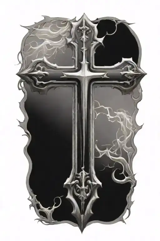 Christian Cross tattoo design idea