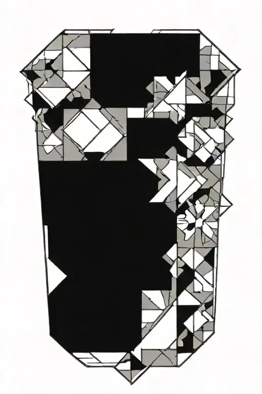 Cross tattoo design idea