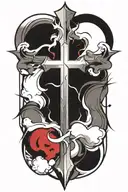 Christian Cross tattoo design idea