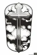 Christian Cross tattoo design idea
