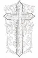 Christian Cross tattoo design idea