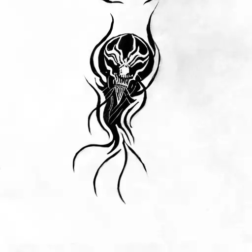 venom tattoo design idea