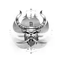 cuervo vikingo tattoo design idea