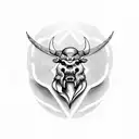 cuervo vikingo tattoo design idea