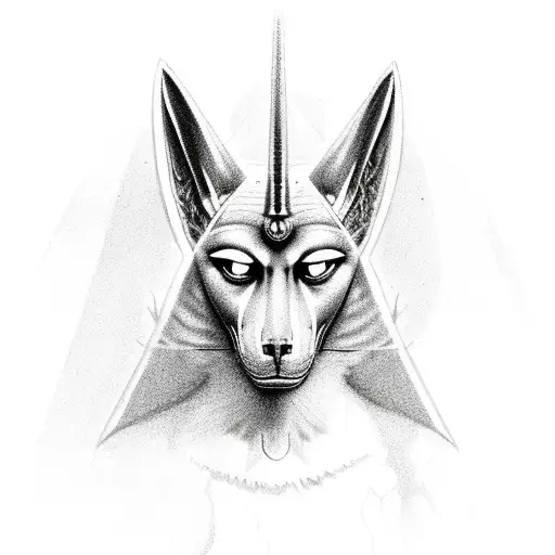 Anubis tattoo design idea