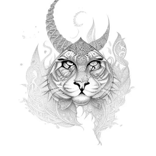 khatu shyam ji tattoo design idea