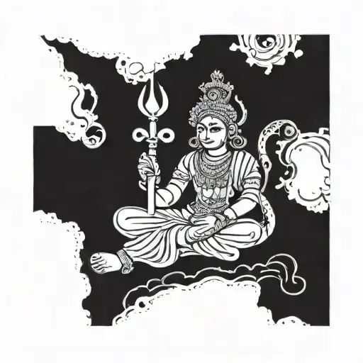bhagavad gita tattoo design idea