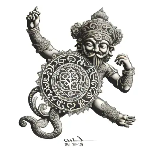 bhagvad gita phrases  tattoo design idea