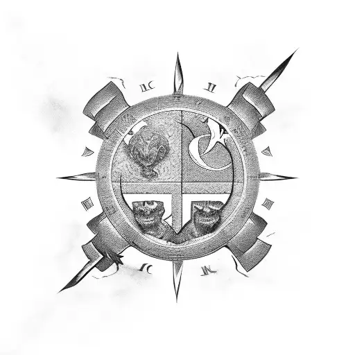 TMC flag tattoo design idea