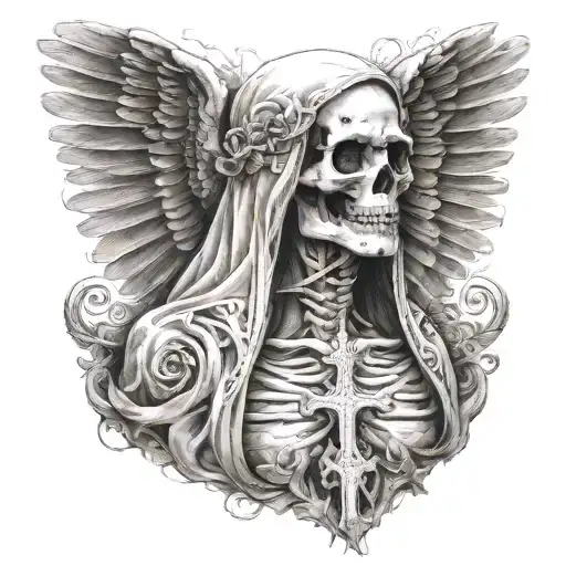 The holy dead tattoo design idea
