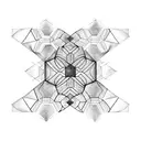 Honeycomb tattoo design idea