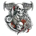 resident evil tattoo design idea