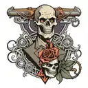 resident evil tattoo design idea