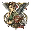 resident evil tattoo design idea