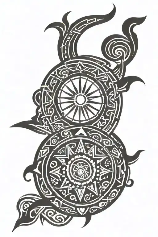 Stability - Purity - Good Luck - Unconditional Love - Sun - Path to Enlightenment. tattoo design idea