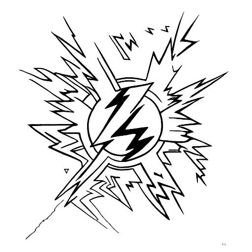 Lightning Bolt tattoo design idea