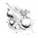 Aquarius and Virgo tattoo design idea