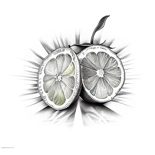 when life gives you lemons eat them tattoo design idea