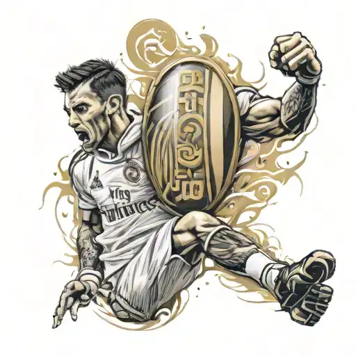 vfb stuttgart fist that smashes real madrid tattoo design idea