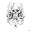 rotten corpse tattoo design idea