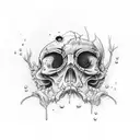 rotten corpse tattoo design idea