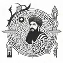 Hassan Nasrallah tattoo design idea
