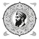 Hassan Nasrallah tattoo design idea