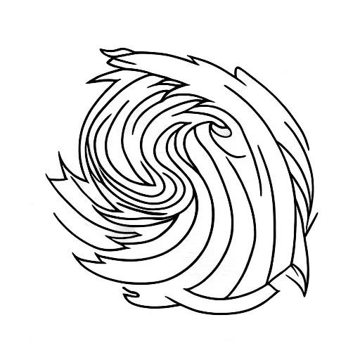 Phoenix with semicolon tattoo design idea