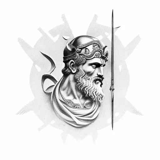 roman greek mythology wutang clan flourecent signs  tattoo design idea