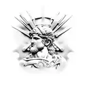 roman greek mythology roman statues wutang clan flourecent signs  tattoo design idea