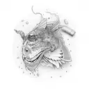 fita dna tattoo design idea