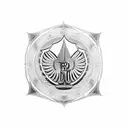 rolls royce logo tattoo design idea