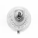 rolls royce logo tattoo design idea