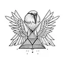 The Bird of the Hermes is my name, eating my wings to make me tame tattoo design idea