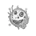 semicolon with something extra about surviving depression close to it tattoo design idea