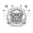 semicolon with something extra about surviving depression close to it tattoo design idea