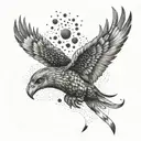 Freedom, independence, away from the crowd and people, longing for solitude tattoo design idea