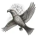 Freedom, independence, away from the crowd and people, longing for solitude tattoo design idea